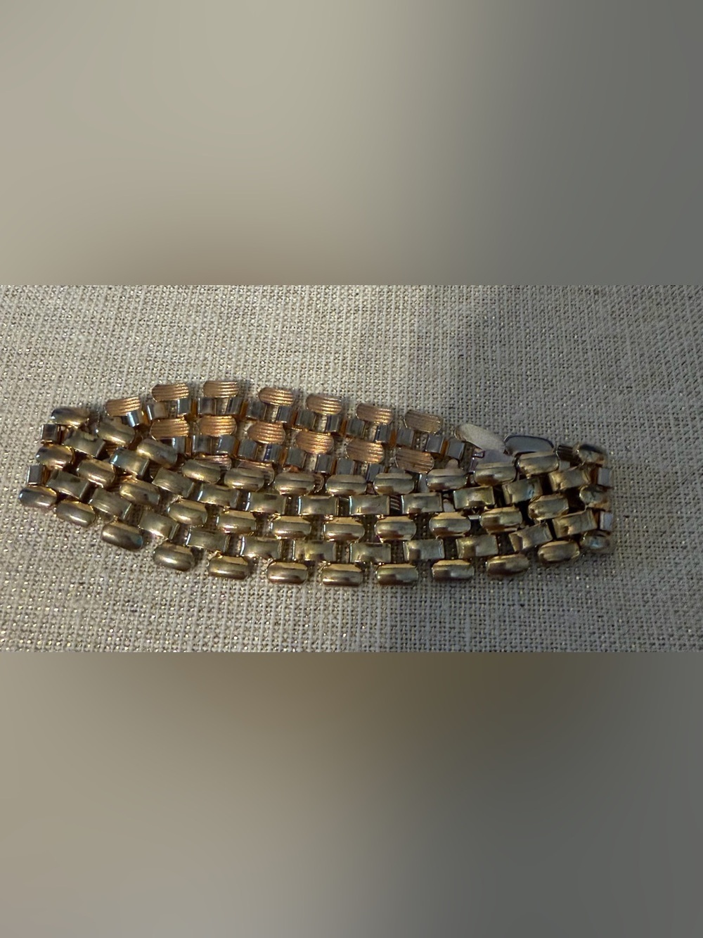 Gold-Tone Chunky Link Bracelet